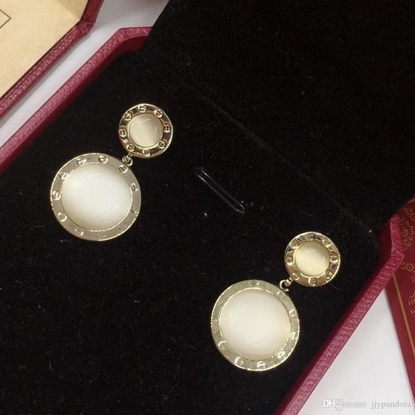 

fahmi classic earrings high-end custom absolute fashion earring charming anniversary engagement, Golden;silver