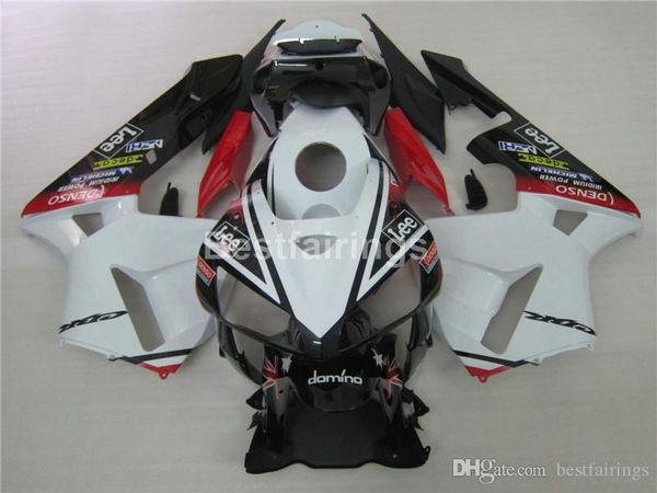 Molde de injeção Peças para o corpo para Honda CBR600RR 05 06 Branco Red Black Motorcycle Feedings Set CBR600RR 2005 2006 FF33