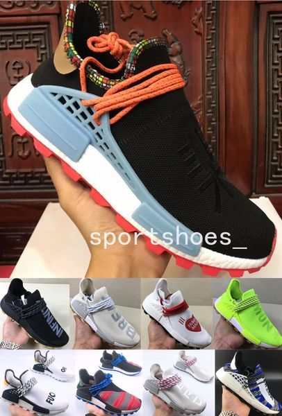 

designer shoes human race pharrell williams men's women's hu trail nerd black cream holi solar pack mother williams hu primeknit s