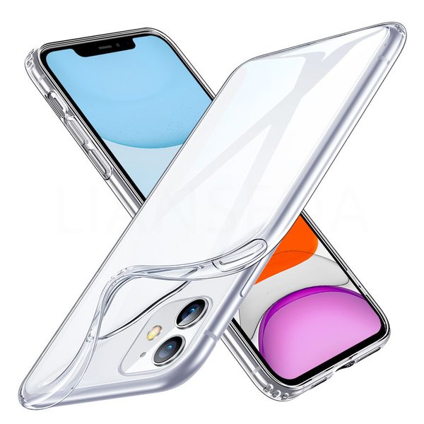 

soft tpu clear case for iphone 11 pro max galaxy s10 note 10 a20e 1.0mm thickness transparent clear soft case rugged crystal back cover