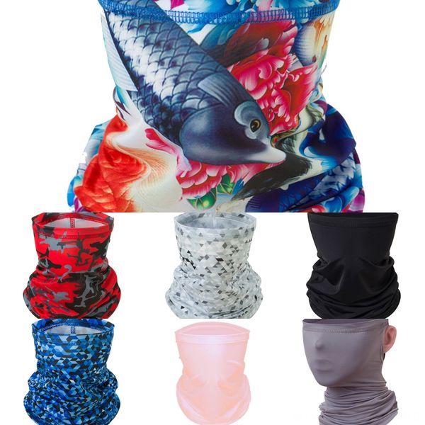 

jakw9 anmeilu bicycle cool mask triangle bike half mask face bandana ice cycling fabric sport scarf breathable riding bike scarves, Black