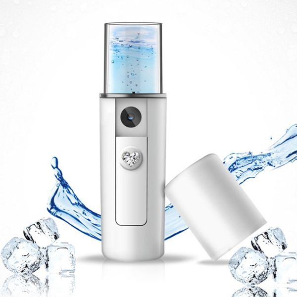 

usb rechargeable portable face spray bottle 20ml nano mister facial steamer hydrating skin nebulizer face care tools beauty