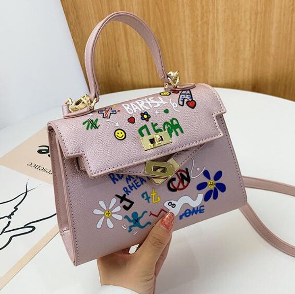 

kely handbags lady small crossbody bag fashion women graffiti shoulder bags messenger bag