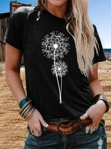 

printed designer women tshirts short sleeve o neck loose ladies casual female solid color tees flower, White