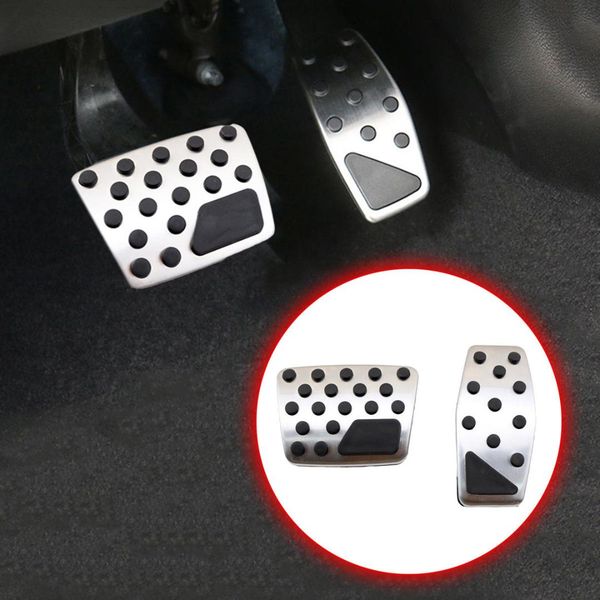 

antislip at pad brake accelerator gas foot pedal cover set fit for compass renegade 2017 2018 accessories