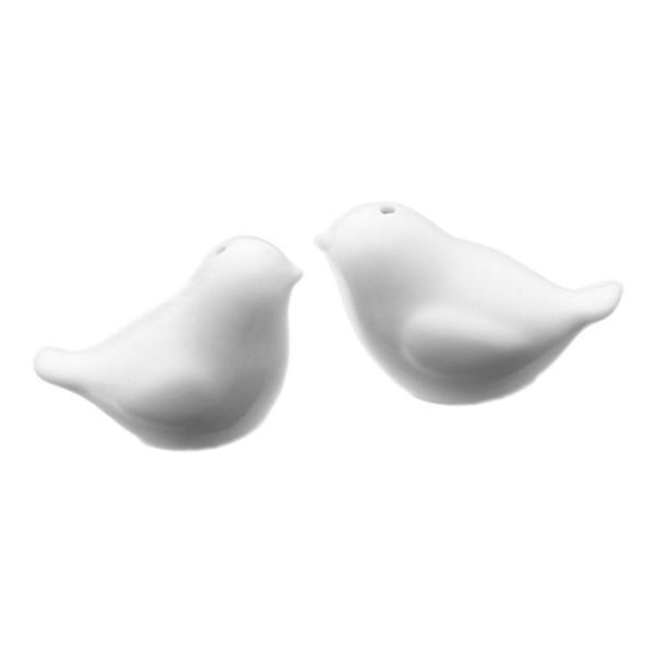 

2pcs cute ceramic cruet little bird salt and pepper shakers home table decor