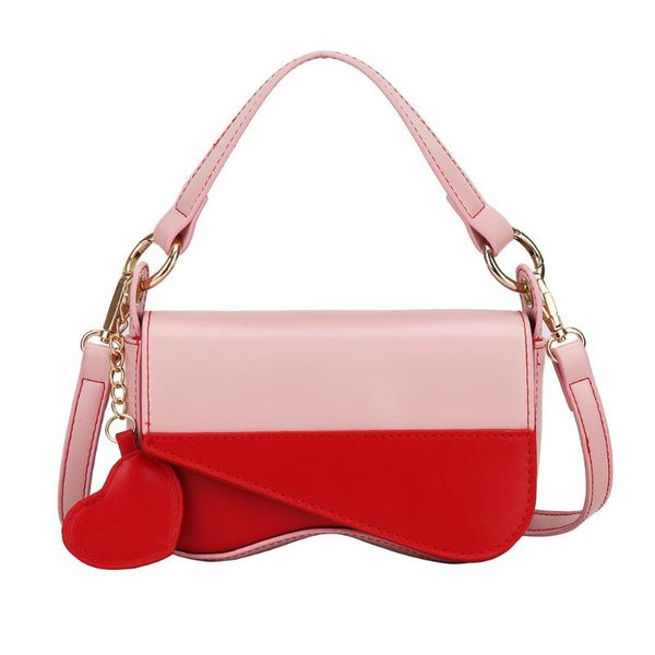 

женщины 2019 новая мода сумка contrast цвет сумки на ремне