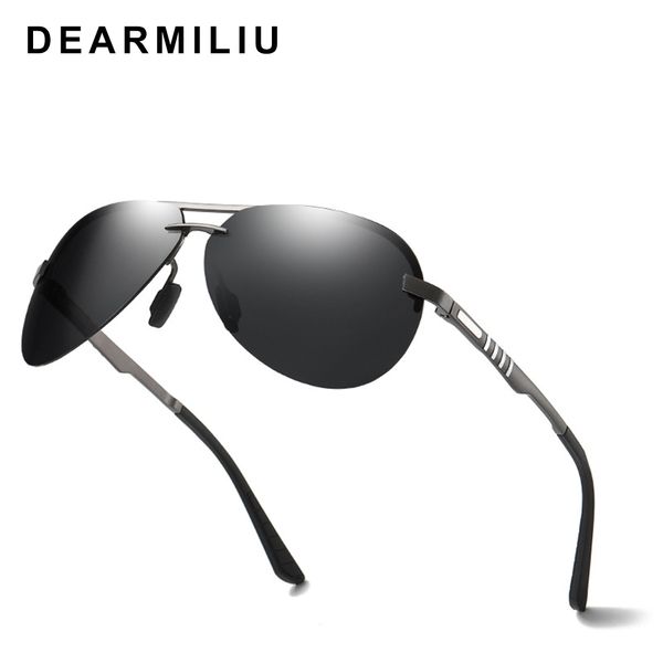 

dearmiliu sunglasses men new fashion eyes protect sun glasses with accessories driving goggles, White;black