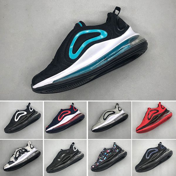 

nike air max 720 2019 new kids baby fk вязать детские дышащие кроссовки og fk tpu встроенные воздушные детские амортизирующие кроссовки, Black