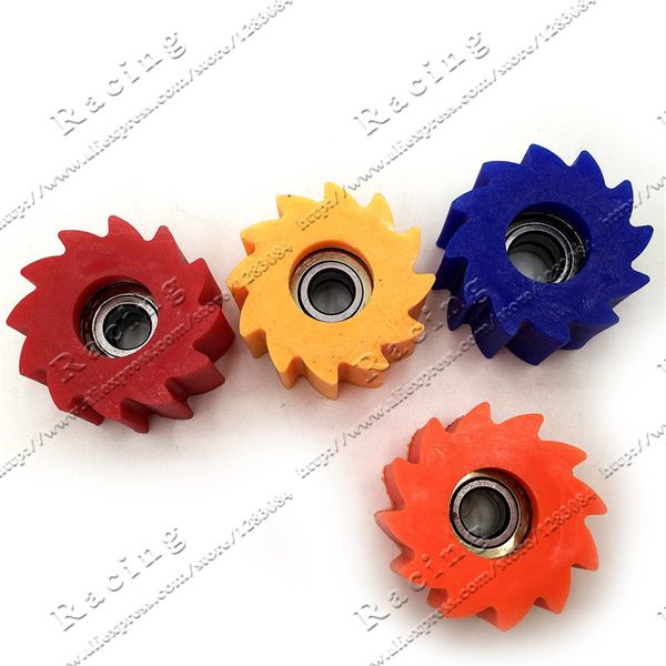 

8mm 10mm chain roller slider tensioner wheel guide pit dirt mini bike moto atv m8 m10
