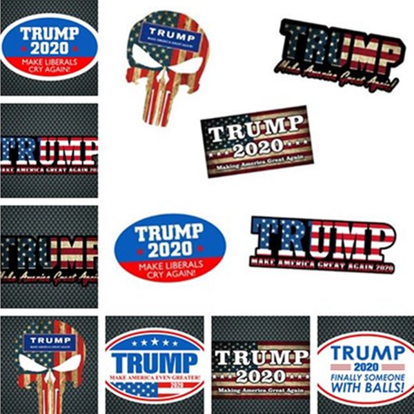 

new selling fashion and beautiful trump2020 sticker car sticker color multi-style reflective wall stickers t7i5036