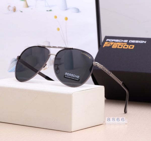 

8866# mmens designersunglasses summer classic brandglasses outdoor driver vintage male sun glasses mens luxury sunglass 2020393k, White;black