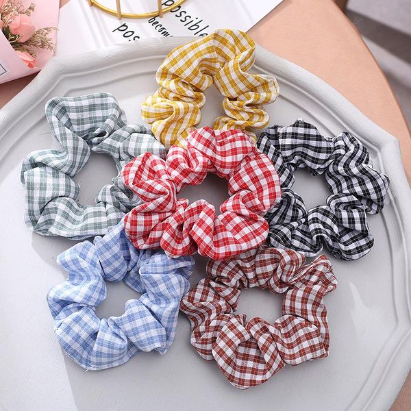

the new cross-border european and american colon circle hair band ponytail elastic fashion floral flower head tousheng hair jewelry