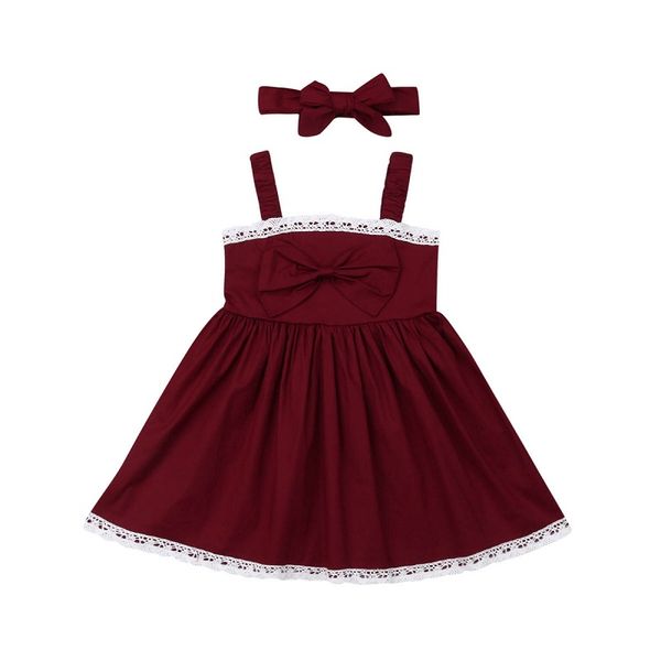 

1-6Y Lace Toddler Kid Baby Girl Clothes Princess Party Tutu Dress Headband Outfit Set Baby Dress