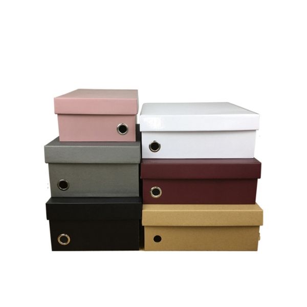 Caixas de sapato caixa de sapato caixas de papel dobrável caixa de presente para a sapata de embalagem