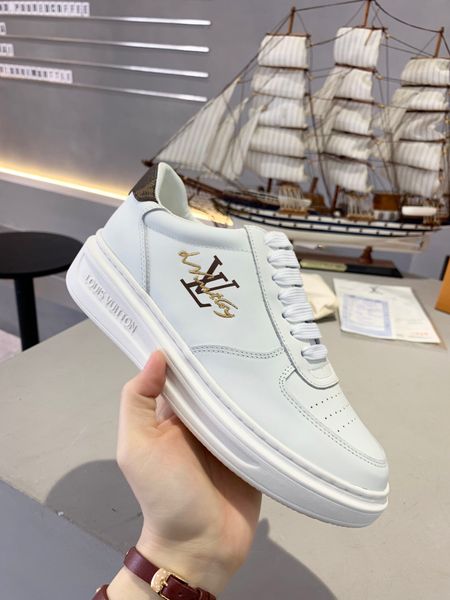 

platform 2020 latest couple models fashion luxury casual sports shoes wild basketball shoes small white shoes02#, Black