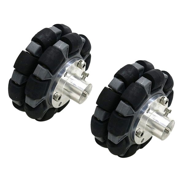 

2 pcs coupling omnidirectional wheel mecanum wheel 4 inch 100mm 6mm coupling