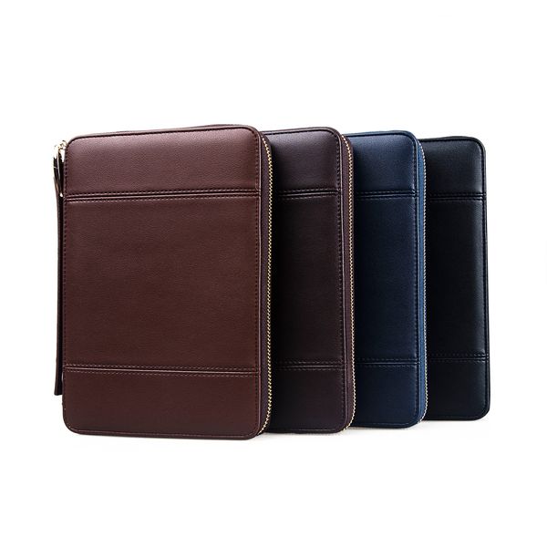 

Новый высокого класса PU кожаный бизнес молнии мешок автомобиль линия стиль подхо