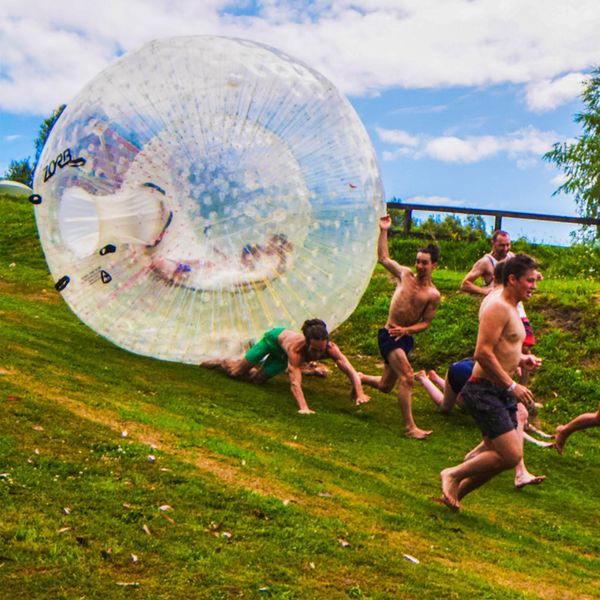 

clear rolling ball 2.5m inflatable human hamster ball inflatable body zorb ball