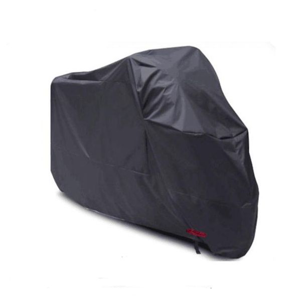 

waterproof motorcycle cover rain mototbike protector black w/ cover lock