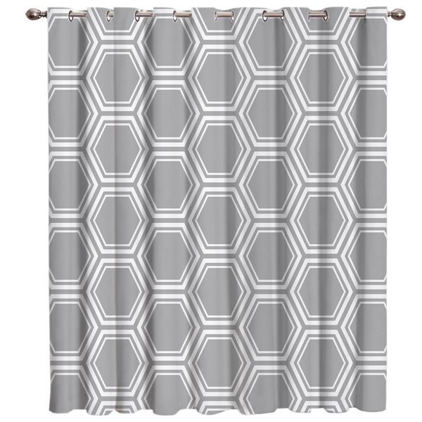 

hexagonal peometry window treatments curtains valance window curtains dark living room curtain rod kitchen drapes fabric indoor