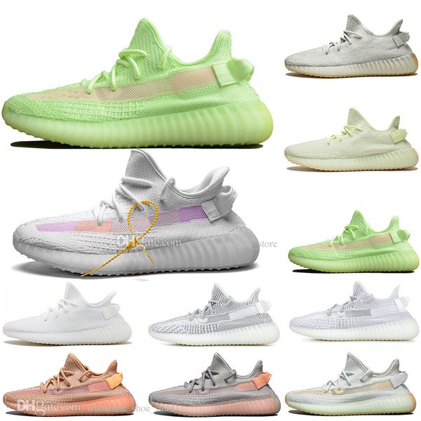 

luxury kanye west clay v2 static reflective rainbow discoloration mens running shoes sesame form women men sports designer sneakers