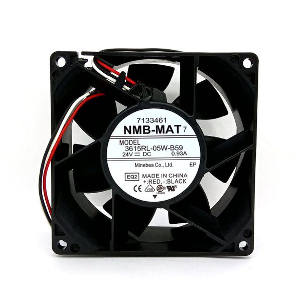 

новый оригинальный nmb 3615rl-05w-b59 dc24v 0,93a 90 * 90 * 38 мм 3 линии для инверторного вентилятора охлаждения