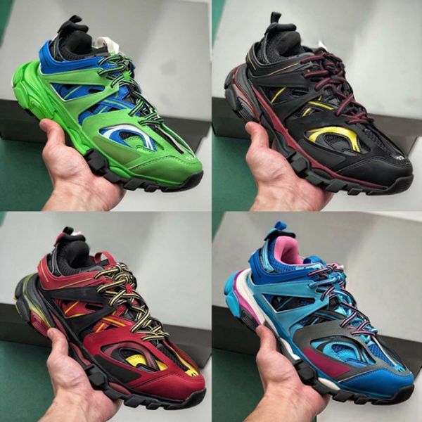

luxury designer triple s paris track 3.0 clunky sneaker tess s.gomma maille 3m mens women platform outdoor tess 3 running shoes