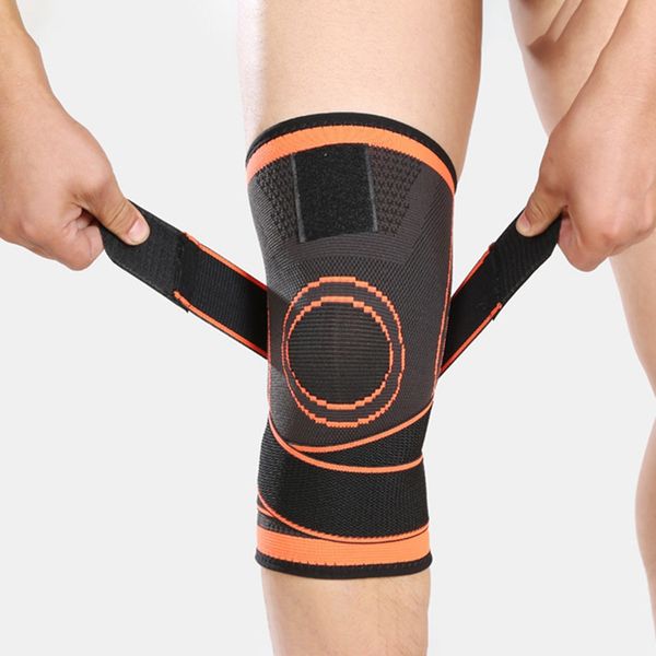 

breathable warmth basketball football sports safety kneepad volleyball knee pads training elastic knee support protect, Black;gray