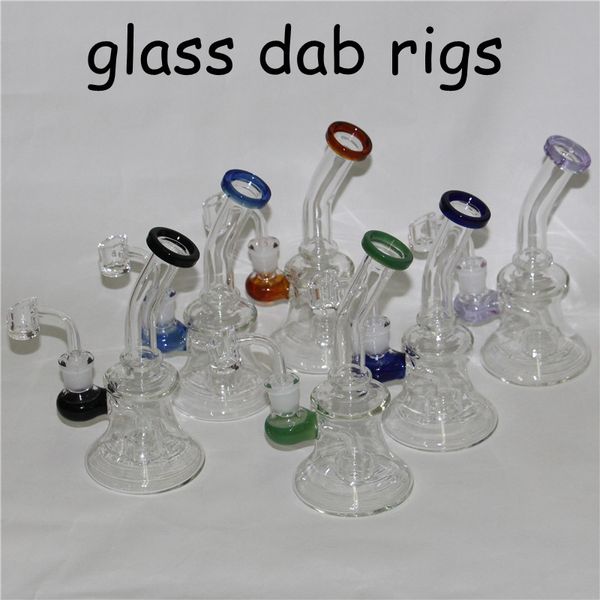 Dicker Bong Dab Rig Matrix Perc Wasserpfeifen Wasserpfeifen Bongs Glaspfeifen Bohrinseln Heady Bubbler Aschefänger Wachs Quarz Banger Bowl