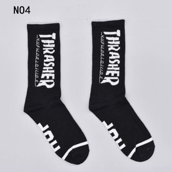 

2020 wholesale hip-hop socks mens flame street socks with letters women chaussettes athletic running basketball breathable, Black