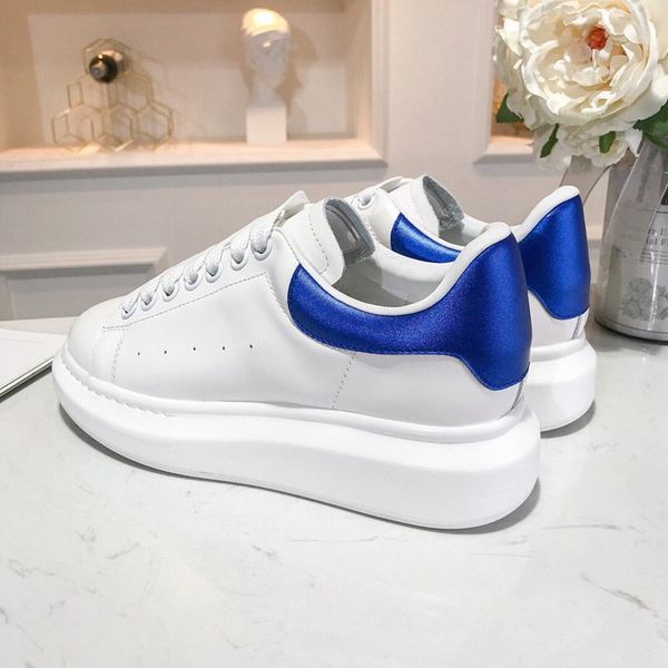 

a new mens fashion platform shoes flat casual man walking casual sneakers luminous fluorescent white shoes size 38-45  colors, Black