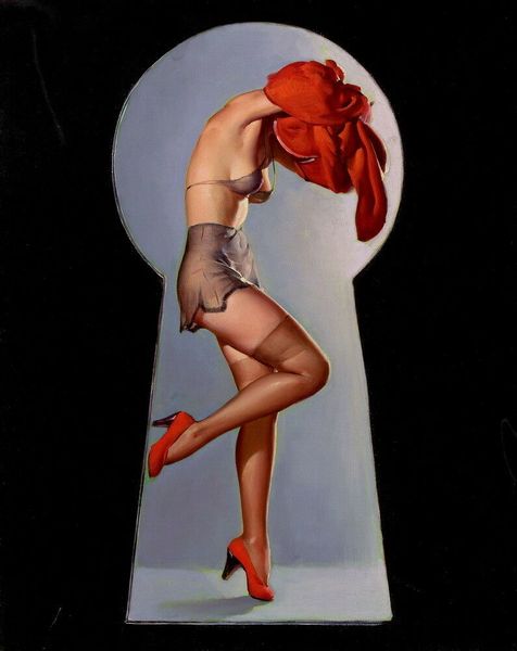 

gil elvgren pin up girls -2 home decor handcrafts /hd print oil painting on canvas wall art canvas pictures 200208