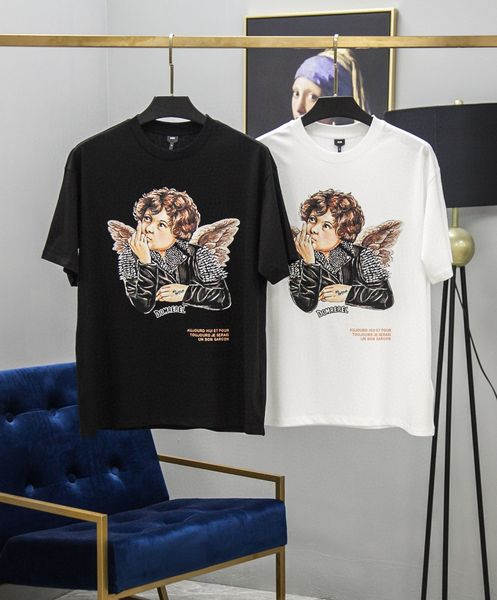 

2020 горячая мода весна и лето новое поступление высокого качества медведь одежда мужская футболка с принтом футболка с коротким рукавом m-3, White;black