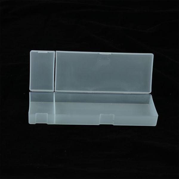 

clear pencil case box organizer pen holder for office clerk & students lightweight
