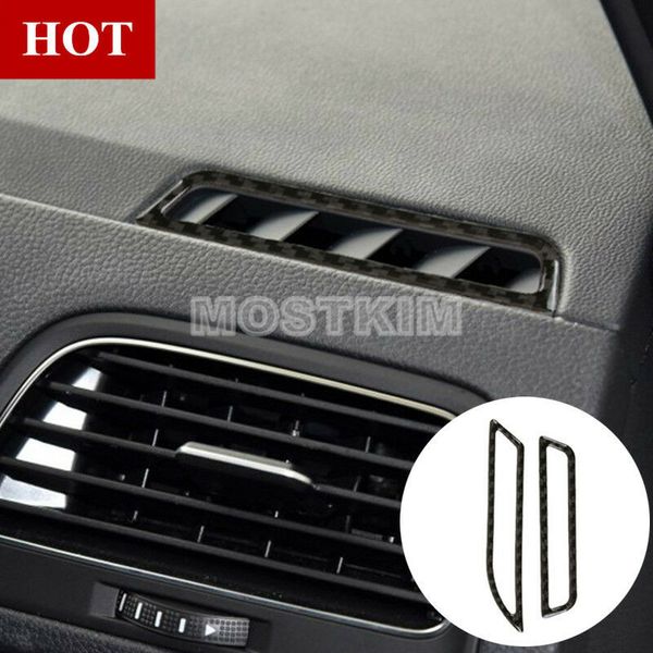 

carbon fiber dashboard air vent outlet trim cover for vw golf 7 mk7 2013-2019