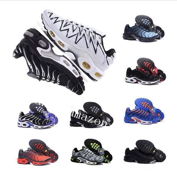 

new design tn mens shoes breathable mesh chaussures homme tn requin noir casual running shoes