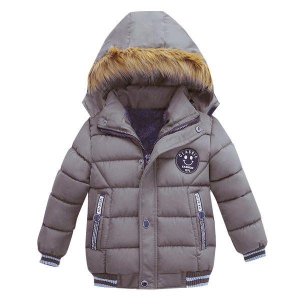 

baby boys jacket 2019 autumn winter jacket for boys children jacket kids hooded warm outerwear coat for boy clothes 2 3 4 5 year, Blue;gray
