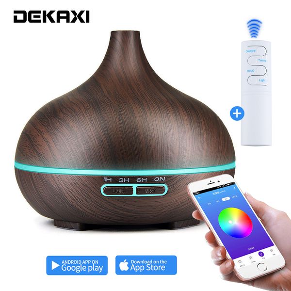 

dekaxi smart app remote control air humidifier essential oil diffuser aroma lamp aromatherapy electric aroma diffuser mist maker