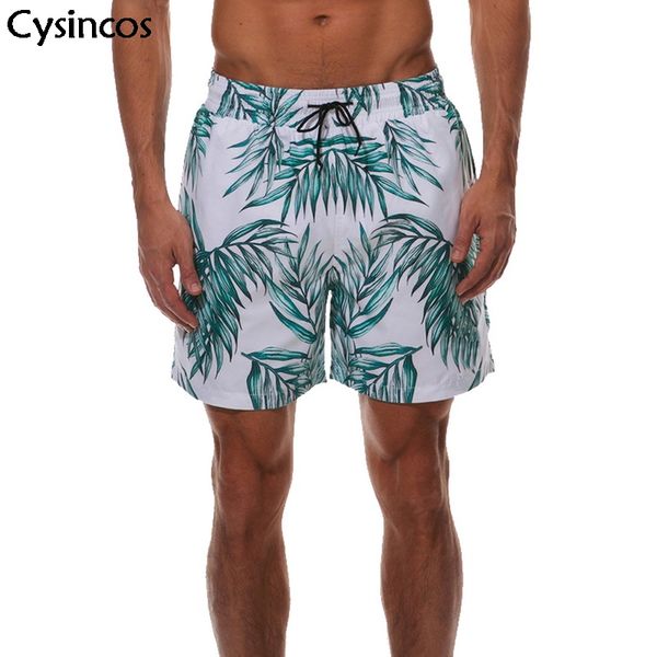 

cysincos men board shorts summer 2019 fashionable swimming loose beach shorts plus size casual drawstring masculino praia, White;black