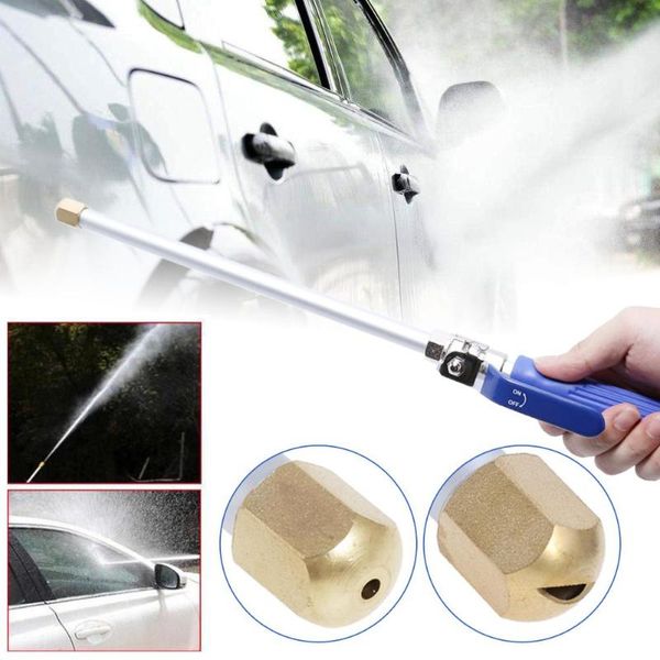 

46/66cm car high pressure power water gun washer jet garden hose wand nozzle sprayer watering spray sprinkler cleaning tool