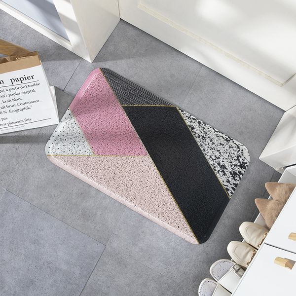 

northern european-style ins mat door household carpet doormat door mat blanket household pvc wire ring mat