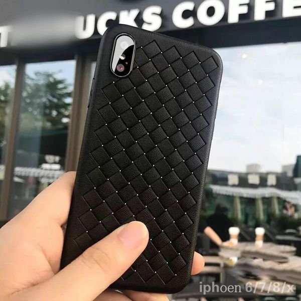 

для iphone 7plus huawei samsung чехол для телефона тканый кожаный чехол тпу против падения рукав творческий мягкий чехол для телефона поддер