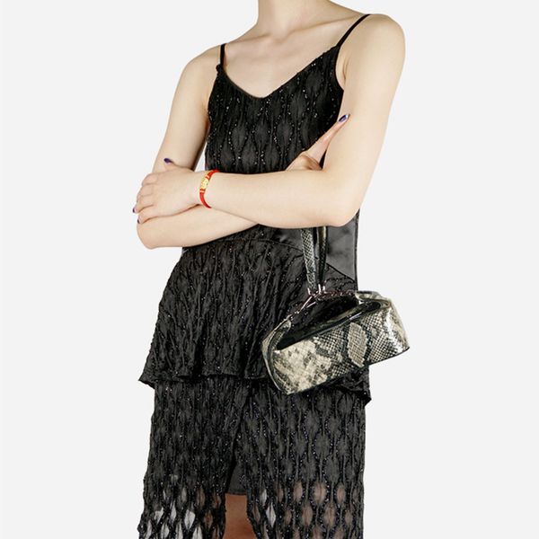 

vintage serpentine chain women's messenger bags pu leather box women handbags designer serpentine ladiesshoulder crossbody bags