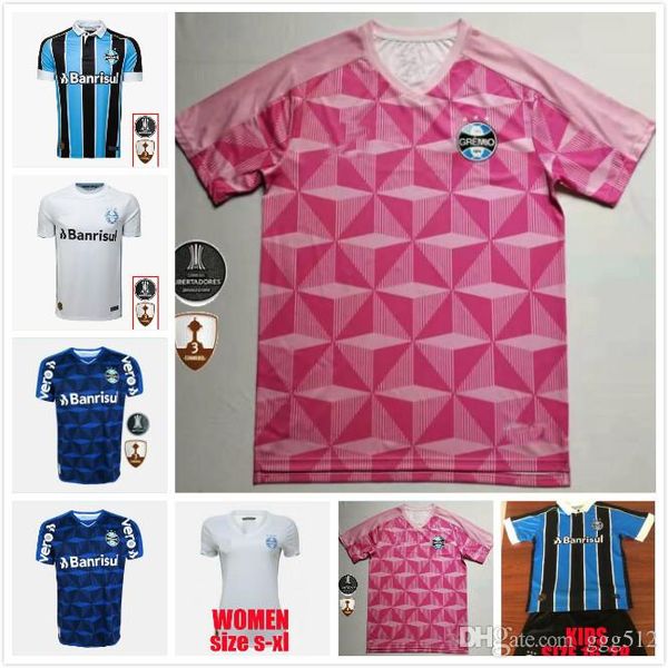 

thai quality 19 20 gremio home 3rd soccer jersey guild giuliano 2019 2020 ramiro geromel luan maicon fernandinho away football shirt, Black;yellow