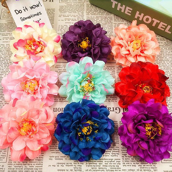 

5 pcs (9 cm/flower) simulation of artificial silk stamens peony flowers, spend the holiday party/wedding decoration diy collage