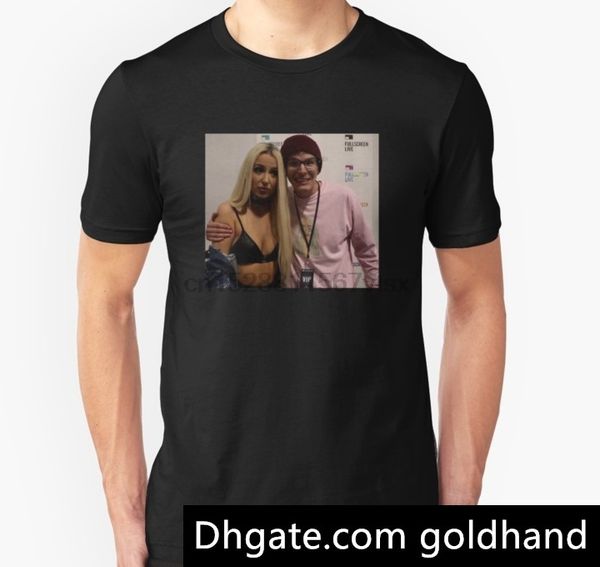 

Men tshirt Idubbbz X Tana Unisex T Shirt Printed T-Shirt tees top