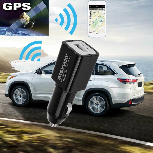 

real time gps tracker car charger style global locator gsm tracking usb