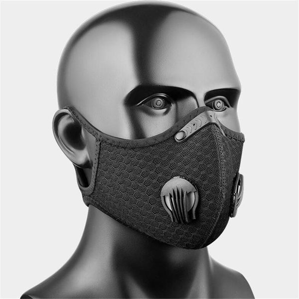 

dhl cycling face mask dust-proof mesh mouth masks protection outdoor face mask dustproof breathing respirator sportswear accessories mask, Black