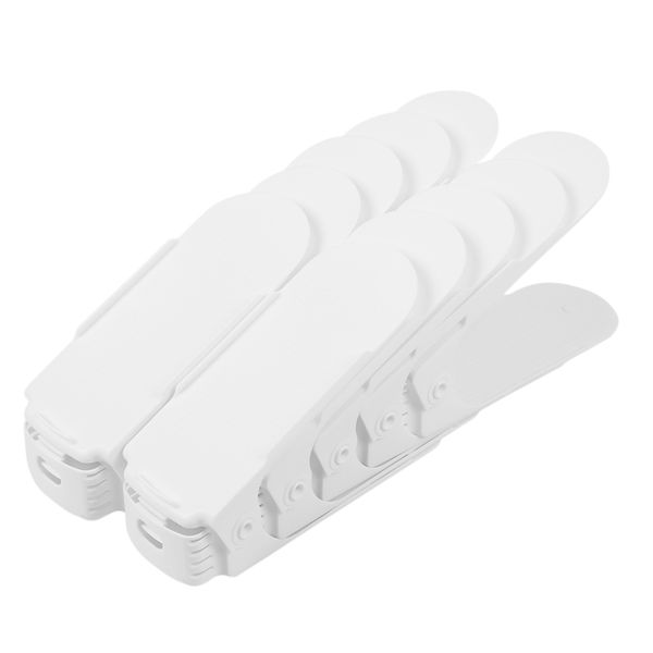 

lot de 10 adjustable shoe support for to stack shoes shoe organizer space saver a shoes support rack plastic white